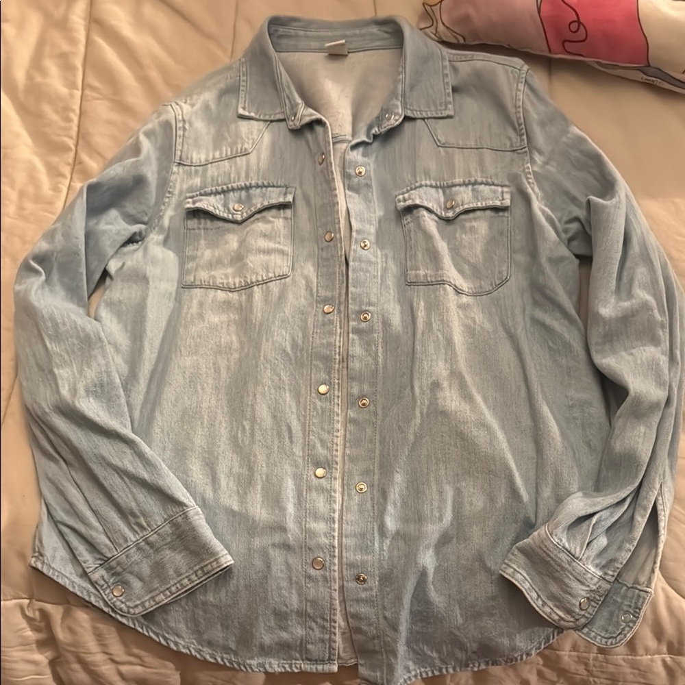 Light Blue Denim Shirt